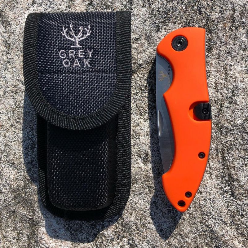 Foldekniv m/buk&aring;pner Oransje